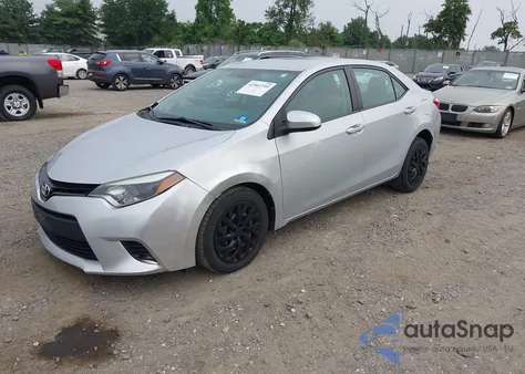 2014 Toyota Corolla Le z USA, uszkodzony, nr VIN 2T1BURHEXEC105403